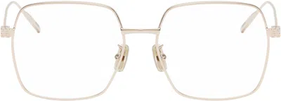 Givenchy Rose Gold Square Glasses In 28 Shiny Rose Gold