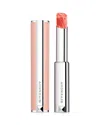 Givenchy Rose Plumping Lip Balm 24h Hydration In Corrally Red