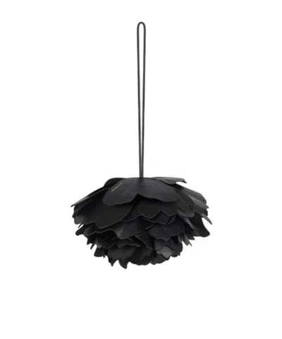 Givenchy Rose Petals Charm In Nappa Leather In Black