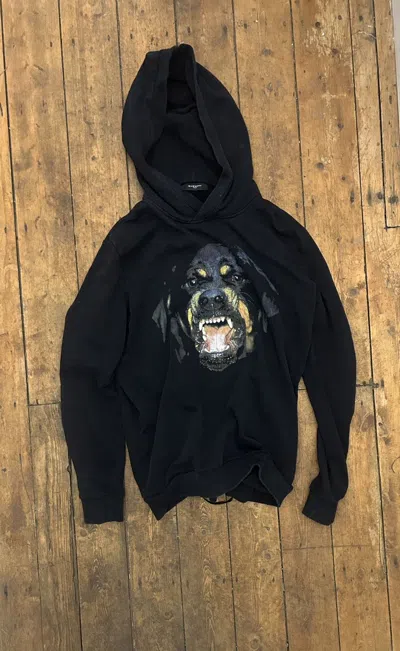Pre-owned Givenchy Rottweiler Hoodie In Black
