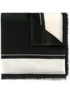 Givenchy Rottweiler Printed Scarf In Black