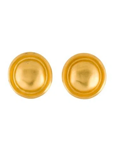 Pre-owned Givenchy Round Clip-on Earrings In Multi