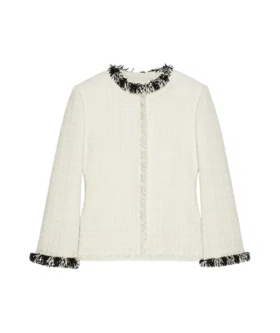GIVENCHY JACKET IN TWEED WITH PEARLS