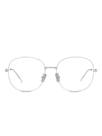 Givenchy Round-frame Glasses In Silver