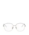 Givenchy Round-frame Glasses In White