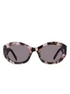 Givenchy Tortoise Acetate 4g Sunglasses In Brown