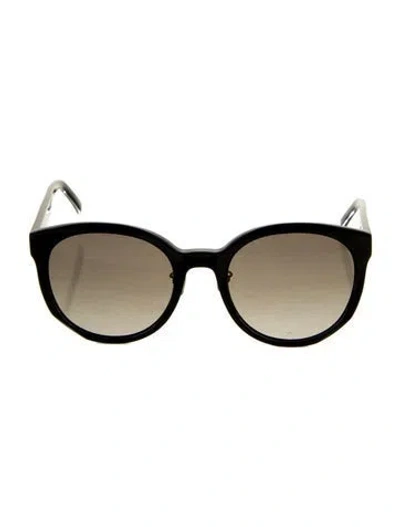 Pre-owned Givenchy Round Gradient Sunglasses In Black