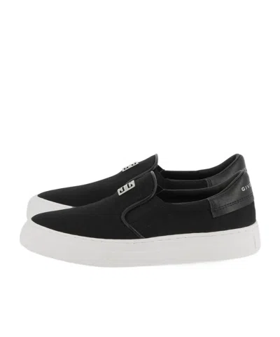 Givenchy Round-head Casual Shoes In Black