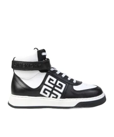 GIVENCHY ROUND HEAD HIGH-TOP SNEAKERS