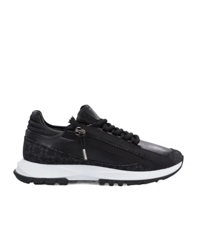 GIVENCHY GIVENCHY ZIP DETAILED LACE-UP SNEAKERS