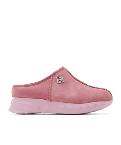 Givenchy Round Head Muller Shoes In Pink