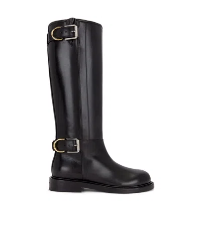 GIVENCHY GIVENCHY VOYOU BUCKLE DETAILED BOOTS