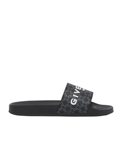 Givenchy Ribbed Merino Wool Turtleneck Sweater In Black