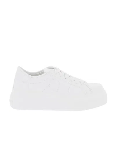 Givenchy Round-headed Low-top Lace-up Casual Shoes In White