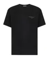 Givenchy Cotton T-shirt With Stamp Print Clothing In Black