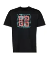 Givenchy Round Neck Short Sleeve T-shirt In Black