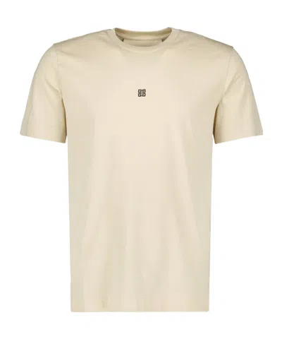 Givenchy Round Neck Short Sleeve T-shirt In Nude