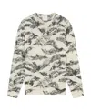 Givenchy Round-necked Printed Sweater In White