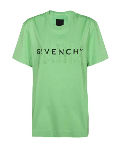 Givenchy Round-necked T-shirt In Green