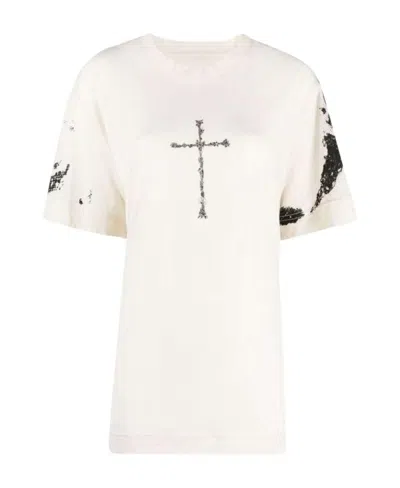 Givenchy Round-necked T-shirt In White