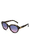 Givenchy Round Sunglasses, 53mm In Brown