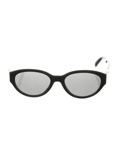 Pre-owned Givenchy Round Tinted Sunglasses In Black