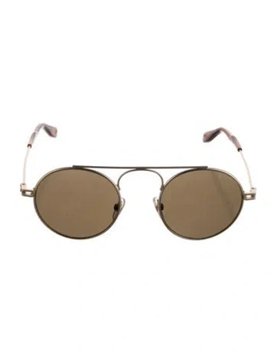 Pre-owned Givenchy Round Tinted Sunglasses In Multi