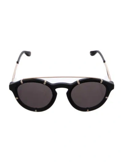 Pre-owned Givenchy Round Tinted Sunglasses In Multi