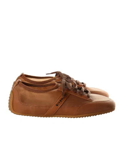 Givenchy Round Toe Sneakers In Brown