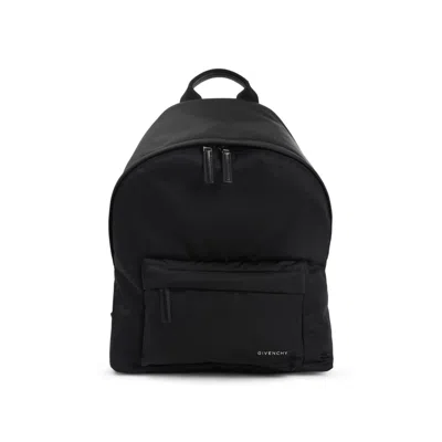 Givenchy Rounded Silhouette Backpack With Subtle Logo Detail In Black