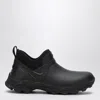 Givenchy Black Ankle Boots With 4g Motif In Rubber And Fabric In Black