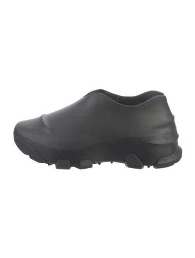 Pre-owned Givenchy Rubber Loafers In Black