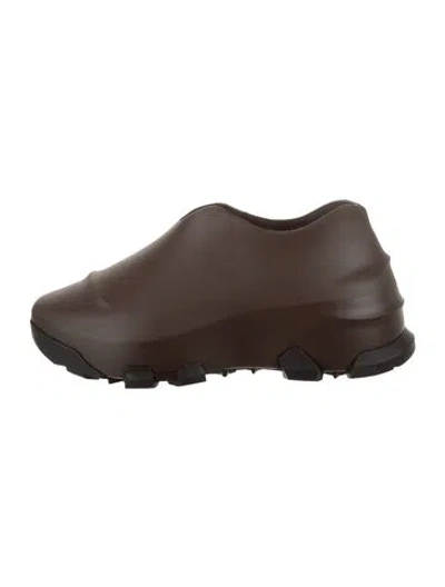 Pre-owned Givenchy Rubber Loafers In Brown