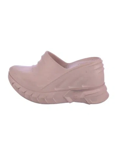 Pre-owned Givenchy Rubber Oxfords In Pink