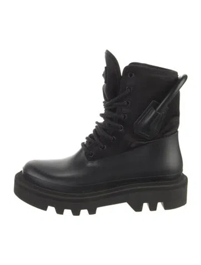 Pre-owned Givenchy Rubber Rain Boots In Black