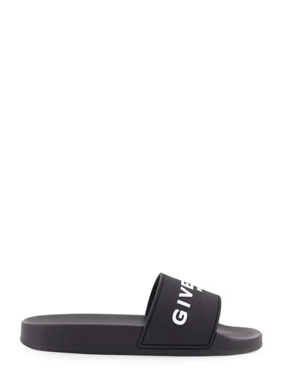 Givenchy Rubber Sandals In Black