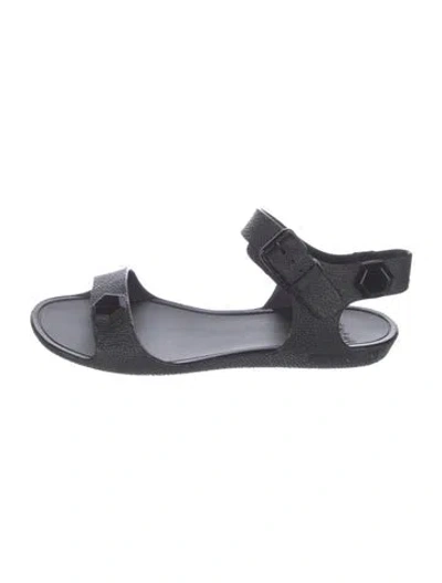 Pre-owned Givenchy Rubber Sandals In Black