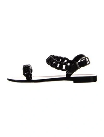 Pre-owned Givenchy Rubber Sandals In Black