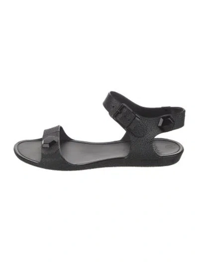 Pre-owned Givenchy Rubber Sandals In Black