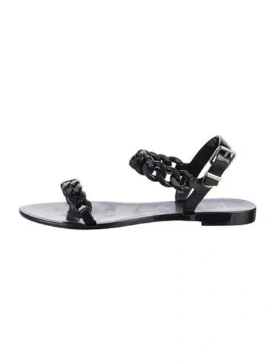 Pre-owned Givenchy Rubber Sandals In Black