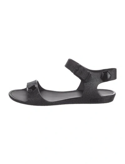 Pre-owned Givenchy Rubber Sandals In Black