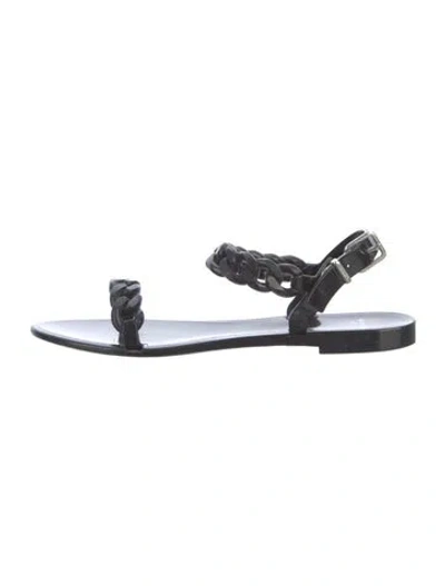 Pre-owned Givenchy Rubber Sandals In Black