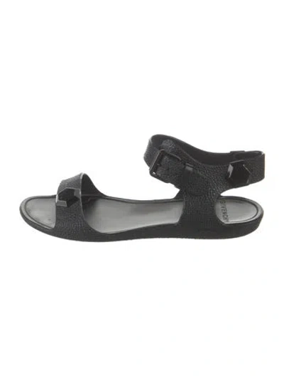 Pre-owned Givenchy Rubber Sandals In Black