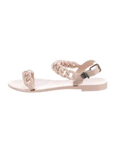 Pre-owned Givenchy Rubber Sandals In Neutrals