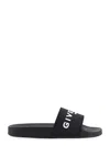 Givenchy Logo Detail Rubber Slides