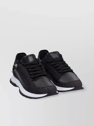 GIVENCHY RUBBER SOLE TEXTURED PANELS SNEAKERS SLIP-ON