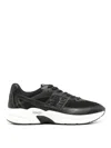 Givenchy Nfnty-52 Runners In Synthetic Leather And Mesh In Black
