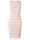 Givenchy Ruched Panel Dress In Purple