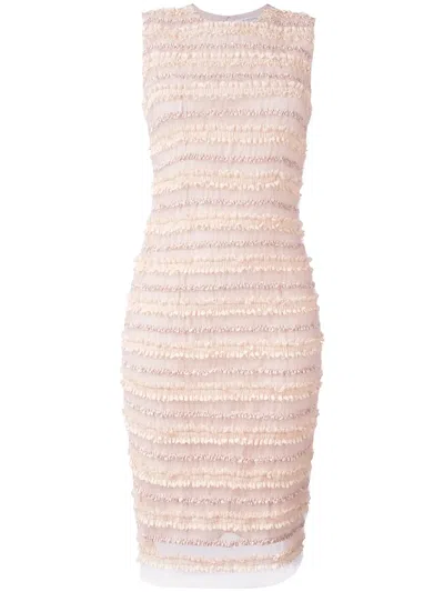 Givenchy Ruched Panel Dress In Purple