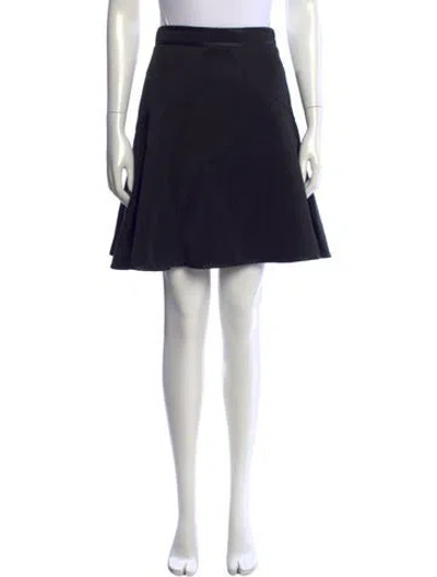Pre-owned Givenchy Ruffle Embellishment Mini Skirt In Black